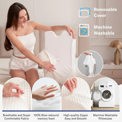 Ergonomic Memory Foam Cervical Pillow, Orthopedic Pillow for All‑Sleep Positions