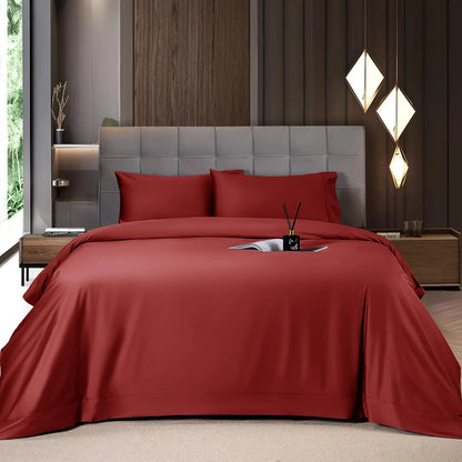 Cooling Bamboo Sheet Set 4/6 Pc, 16'' Deep Pocket Silky Soft Breathable Bedding