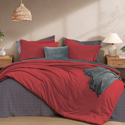 Modern Farmhouse 7-Piece Microfiber Comforter Bed Set