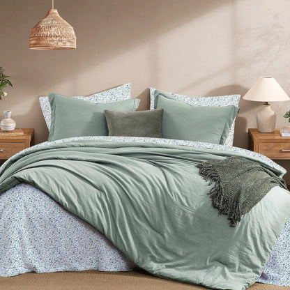 Modern Farmhouse 7-Piece Microfiber Comforter Bed Set