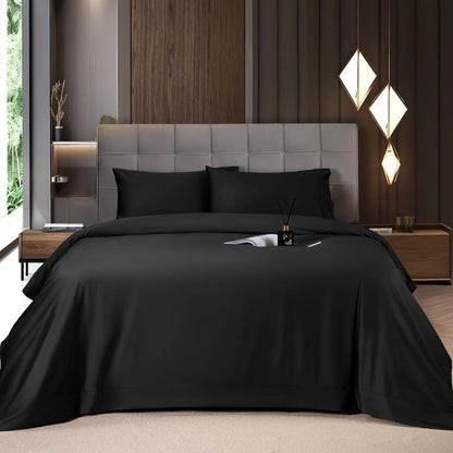 Cooling Bamboo Sheet Set 4/6 Pc, 16'' Deep Pocket Silky Soft Breathable Bedding