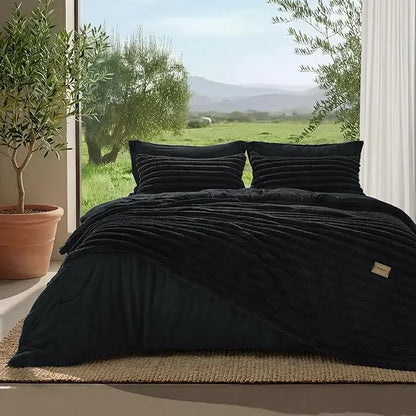 6‑Piece 2‑in‑1 All‑Season Comforter Set with Detachable Fluffy Blanket