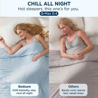 Cooling Ice Cream Blanket, Breathable Bamboo Rayon Comforter